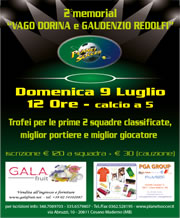 Torneo 12 ore - Memorial Vago Dorina e Gaudenzio Redolfi